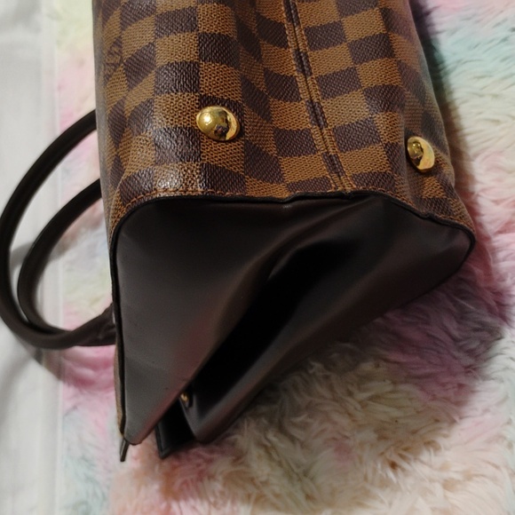 ON HOLD @cheriealyons Louis Vuitton Damier Ebene Rivoli MM W Strap (No Lock/Key) - Picture 5 of 16